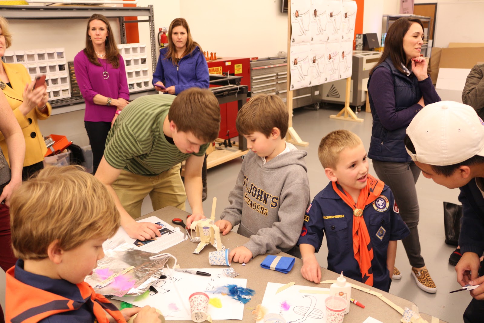 Teaching Vibrobots to Cub Scouts.