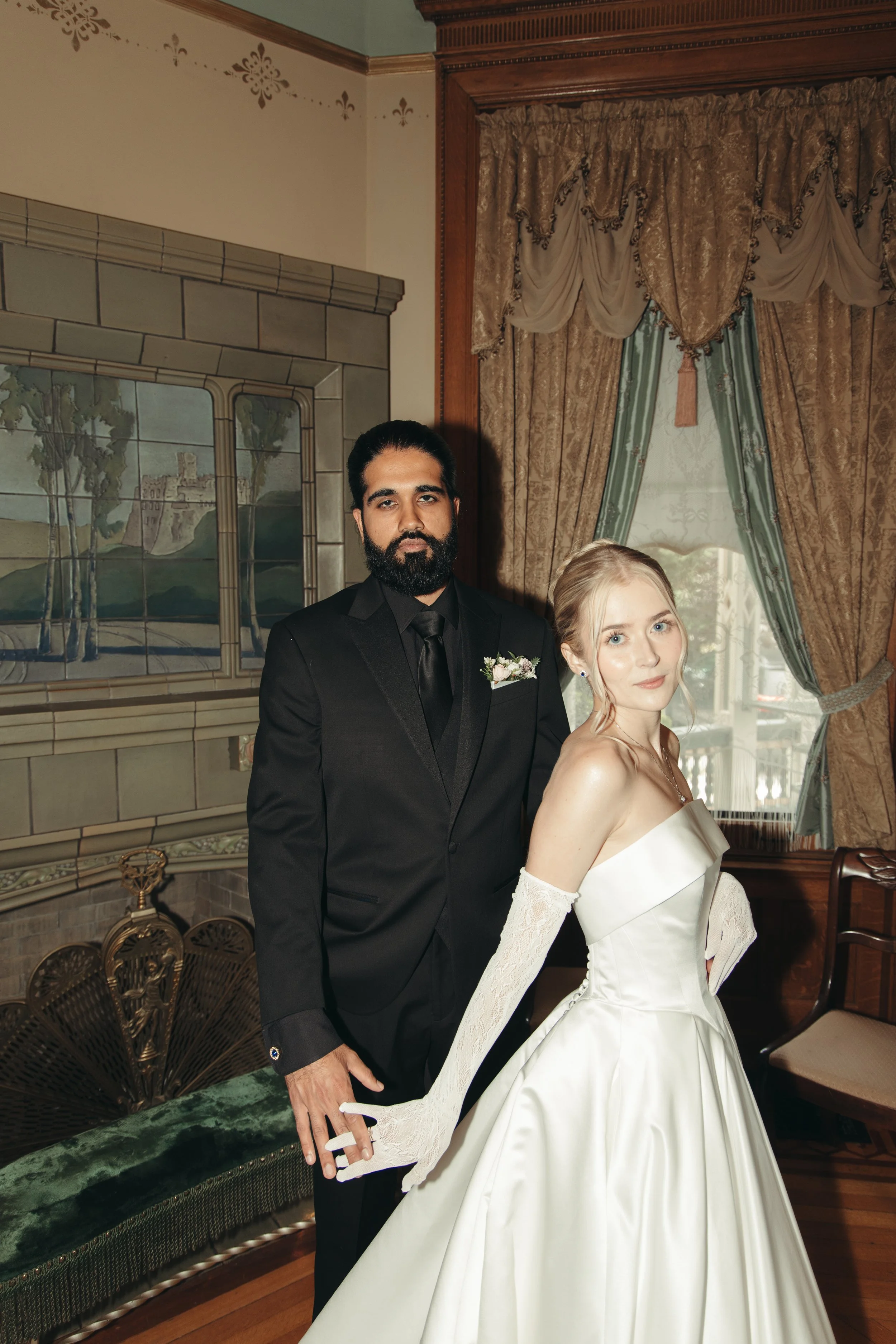 C &amp; J intimate wedding - Wiedemann hill mansion 