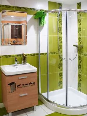 round-shower-door