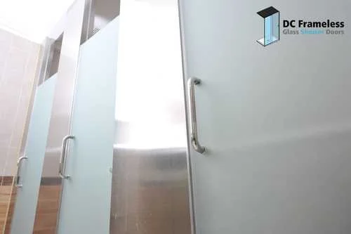 frosted-shower-door