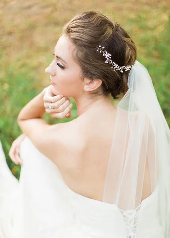 The Borrowed Collection Veil Campaign, Ainsley Rose Photography, The Artistry Collective Makeup and Jen Mathison Hair.