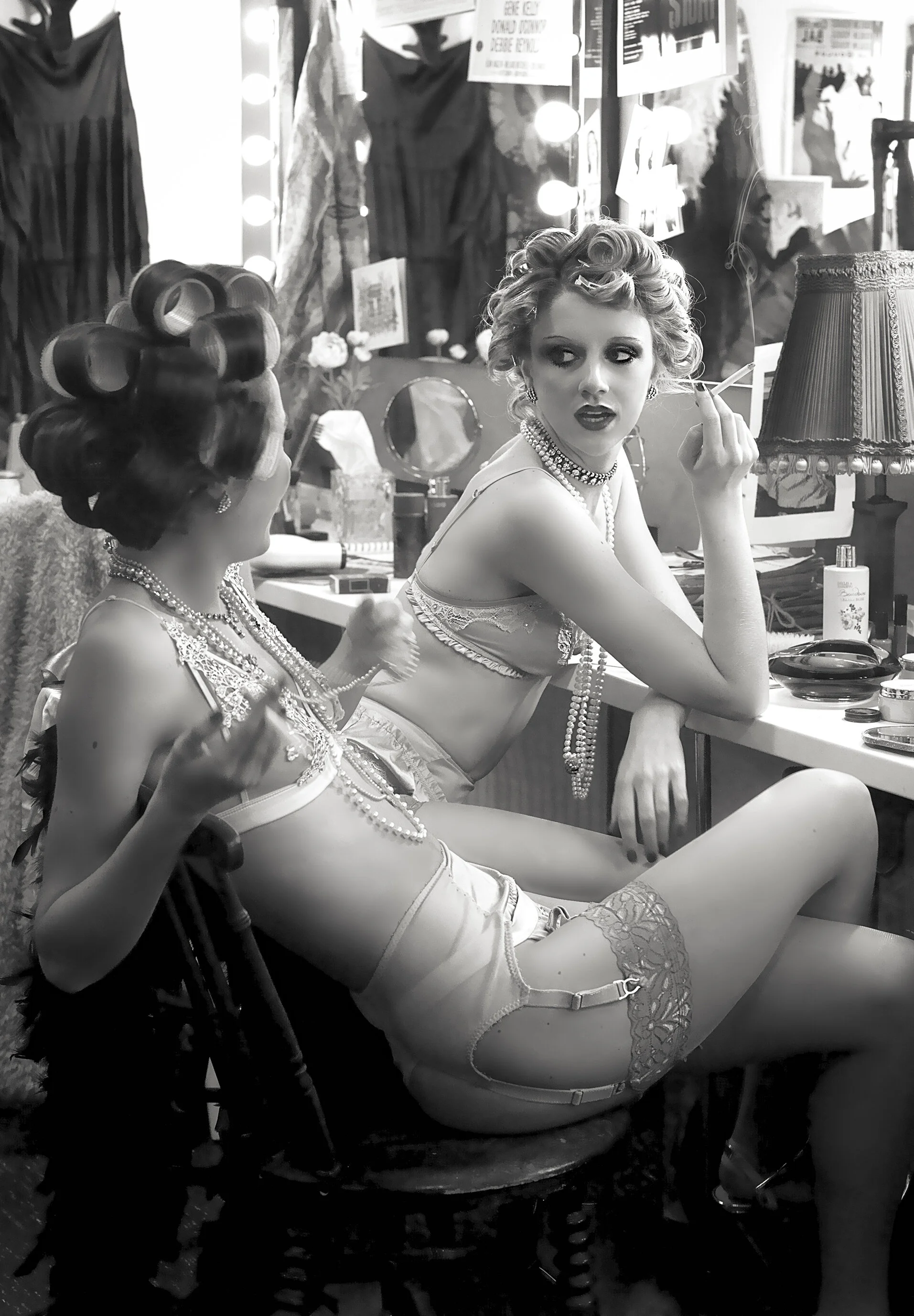 Claudia and Fran chatting