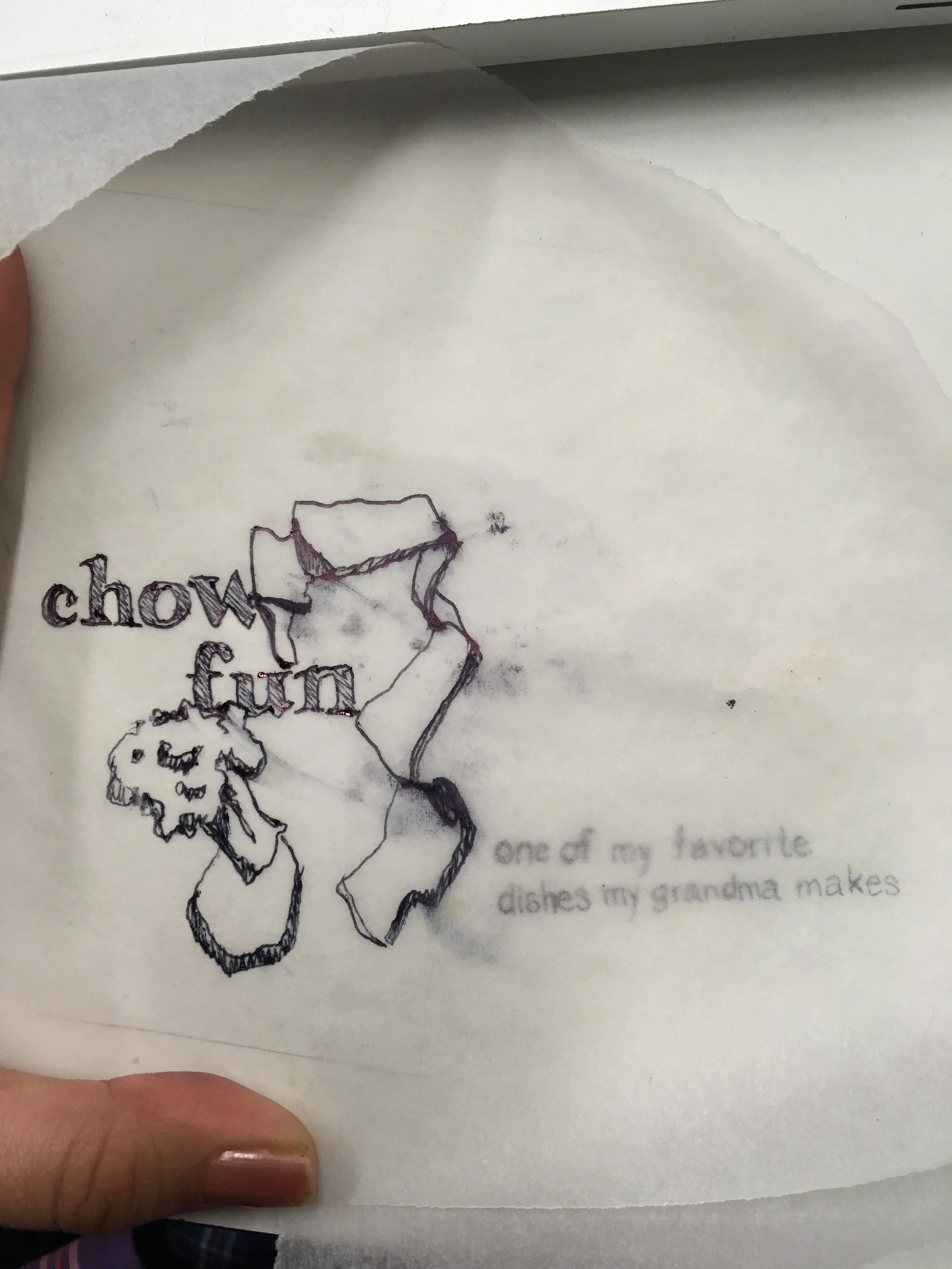  Early illustration iterations 