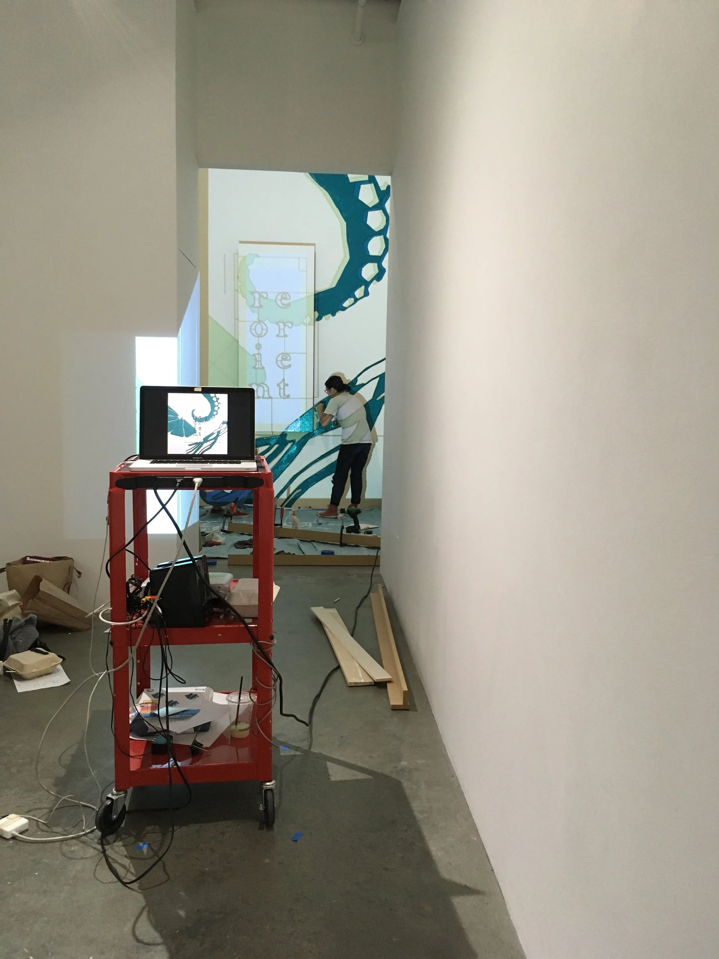  Using Rhino to project and paint 