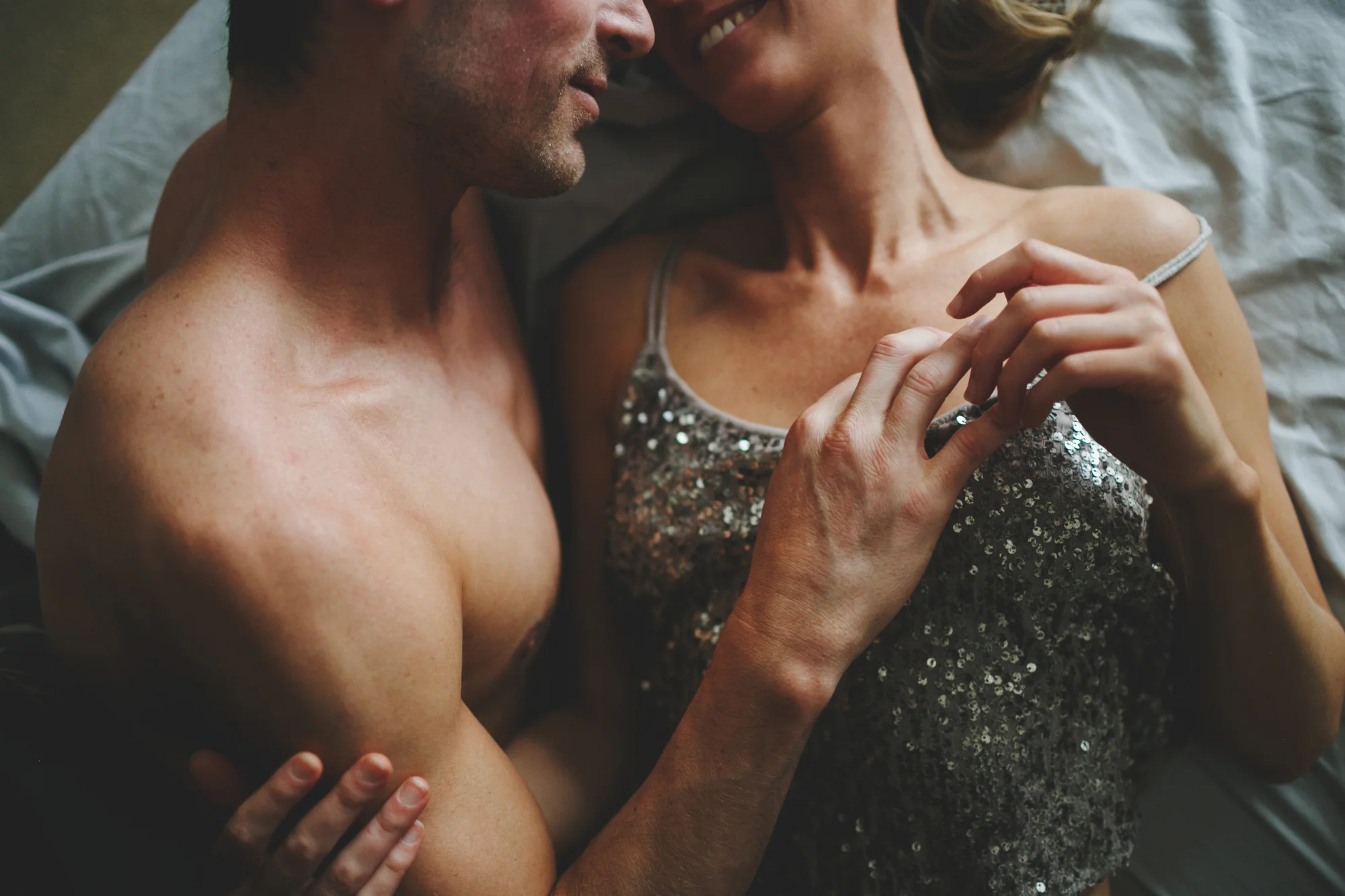 Jennifer Skog photographs sf city engagment boudoir shoot on rooftop