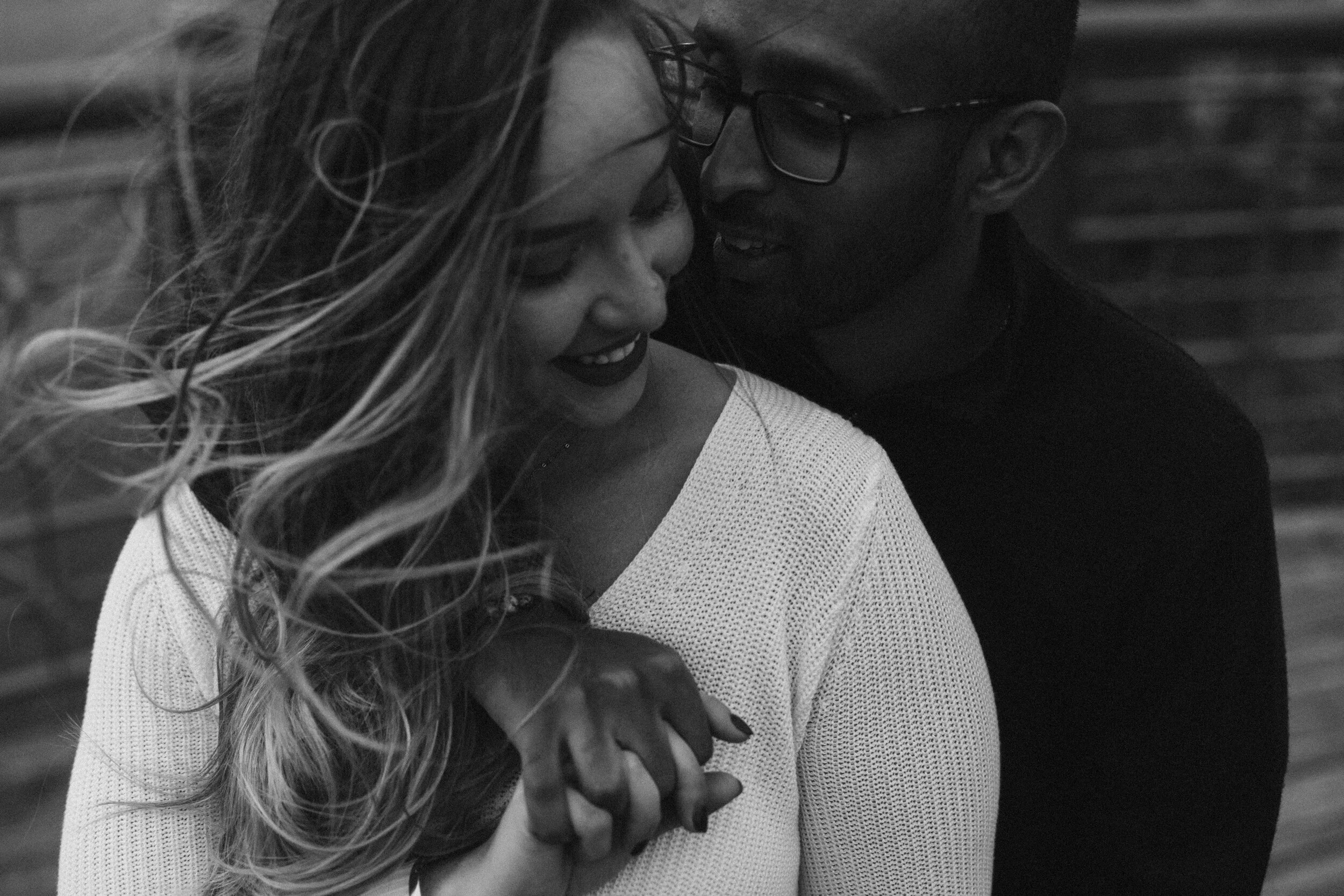 Kate &amp; Anteneh's Windy Engagement Session 