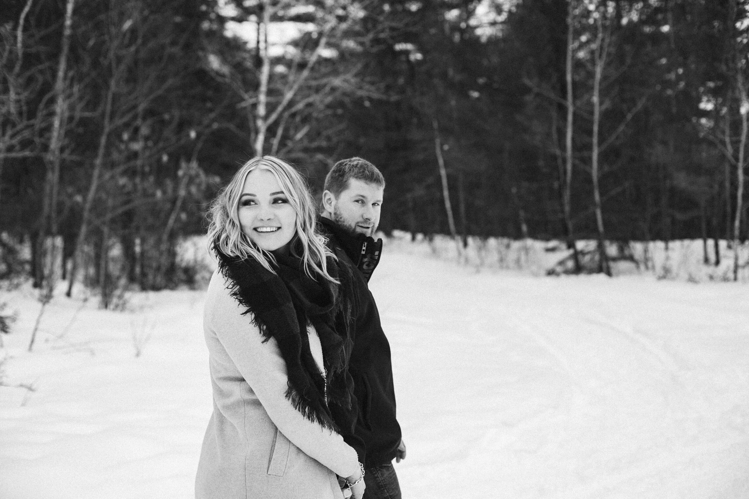 Breanne &amp; Steven's Winter Engagement
