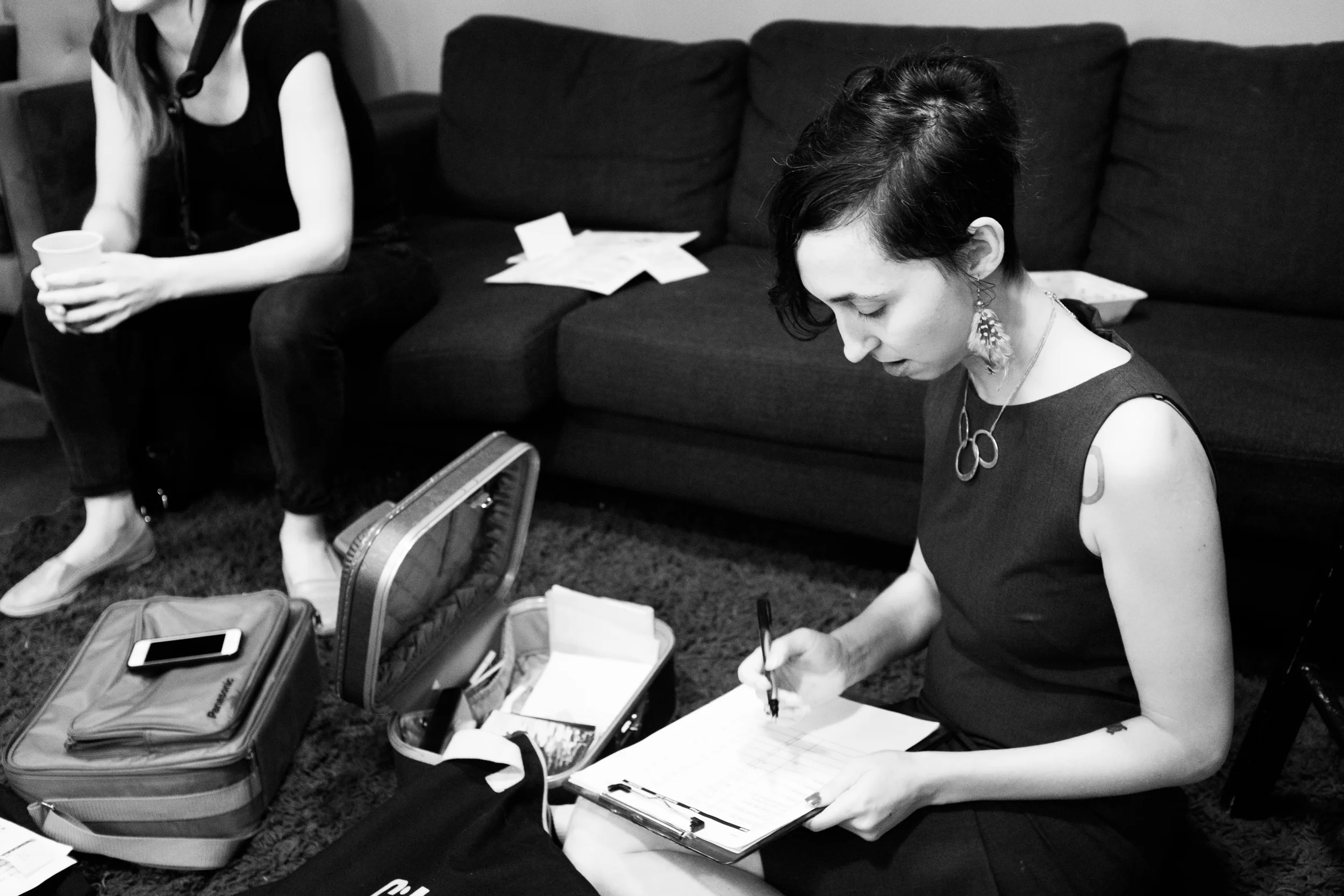 Backstage at Joe's Pub, NYC (photo: Luis Ruiz)