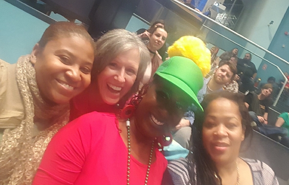 Photobombed by a GLSC scientist.