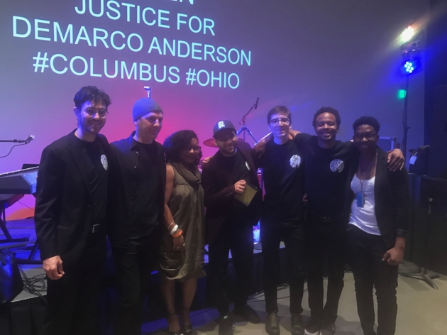 The Transformations Suite Performers, me, and MOCA Curator of Public Programs, Diedre McPherson