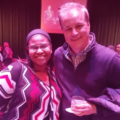 I got to meet Karey Kirkpatrick, one of the composers of Something Rotten. So cool!!