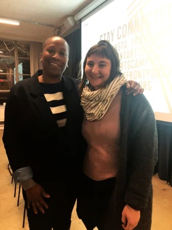 Program Director of Front International, Arlene Watson (pictured left)