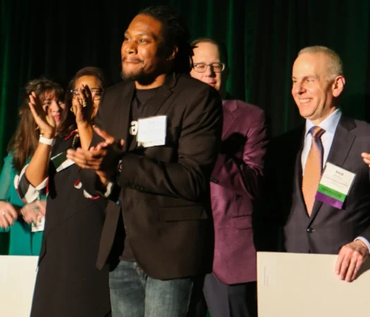 Accelerate 2018 Winner, Tory Coats photo courtesy of Cleveland Leadership Center