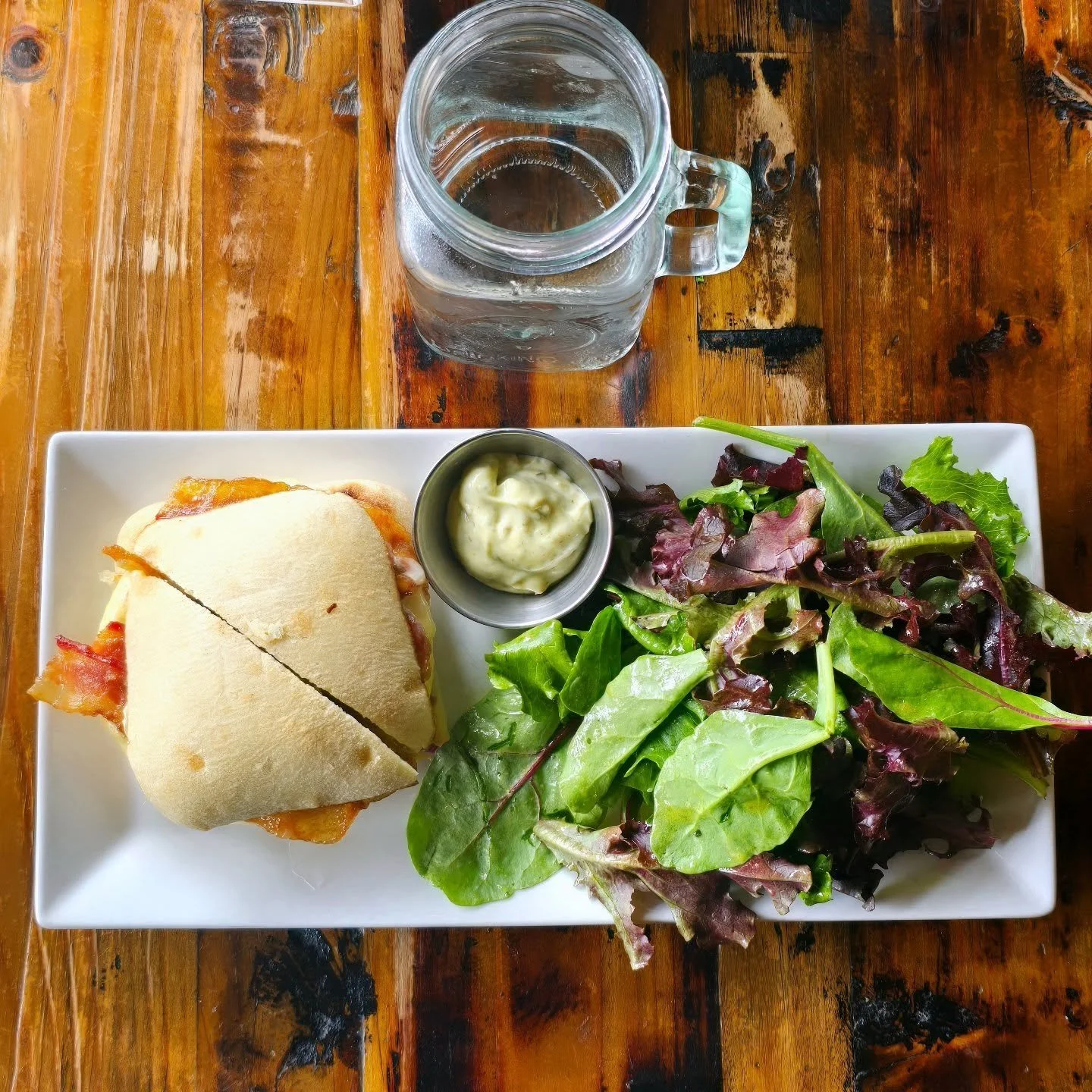 A restaurant suggestion...

If you're finishing up holiday shopping or just hanging out in Charlotte (NC) today, stop by The Artisan's Palate. 

Now listen to me carefully...

No matter what else is on the menu,  if they're serving those bacon-wrappe