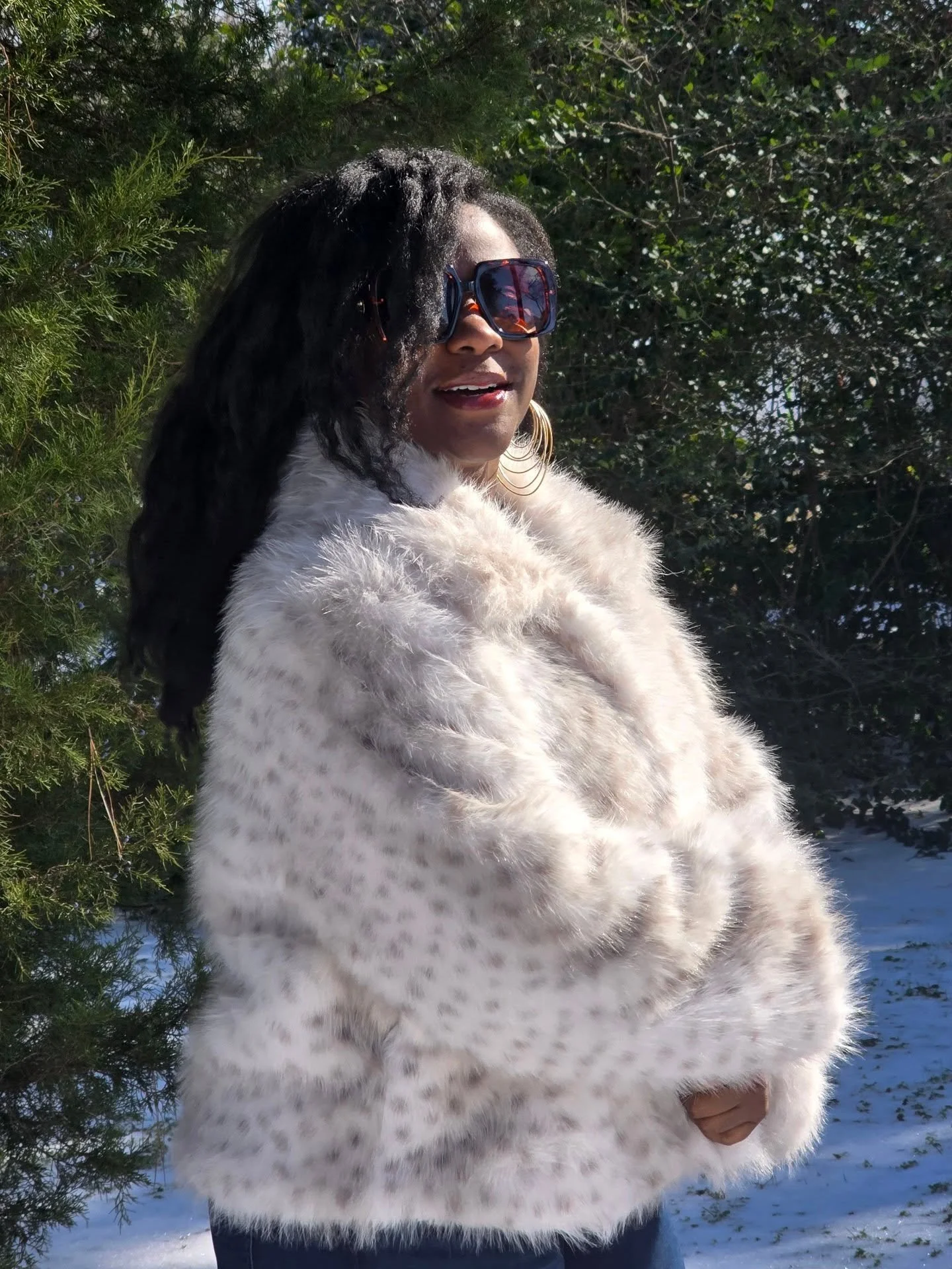 I'm taking advantage of EVERY moment of joy... no matter how big or small. 

When my daughters asked for photos in the snow, I chose to join in on the fun this time. 

Nowadays, across the world and ESPECIALLY in this country, we have to seek out the