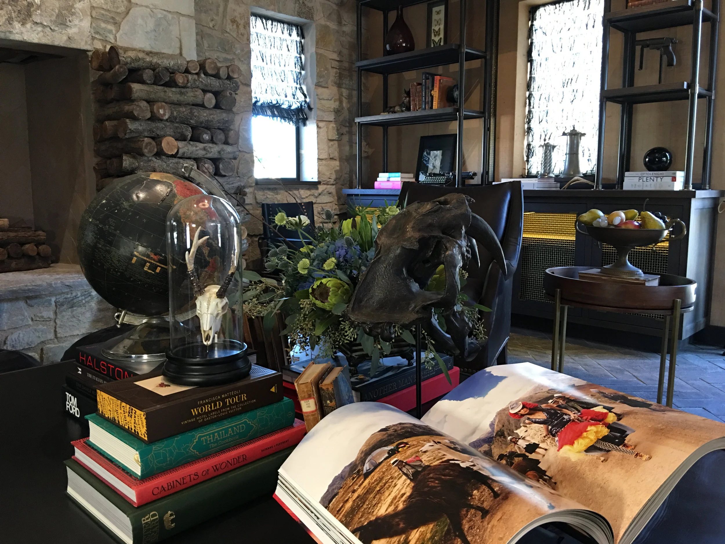 Nomad Heritage tasting room artifacts ( Photo: Mike Casey, The 29 Napa )