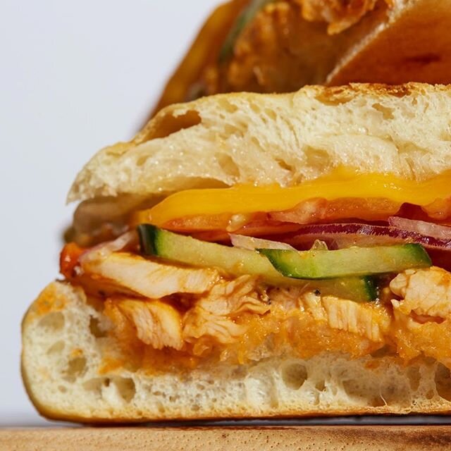 Come and try our delicious Spicy BBQ Chicken Panini today! It is absolutely 🔥
