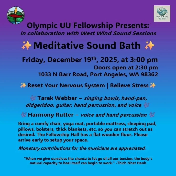 OUUF Sound Bath w/ Harmony
