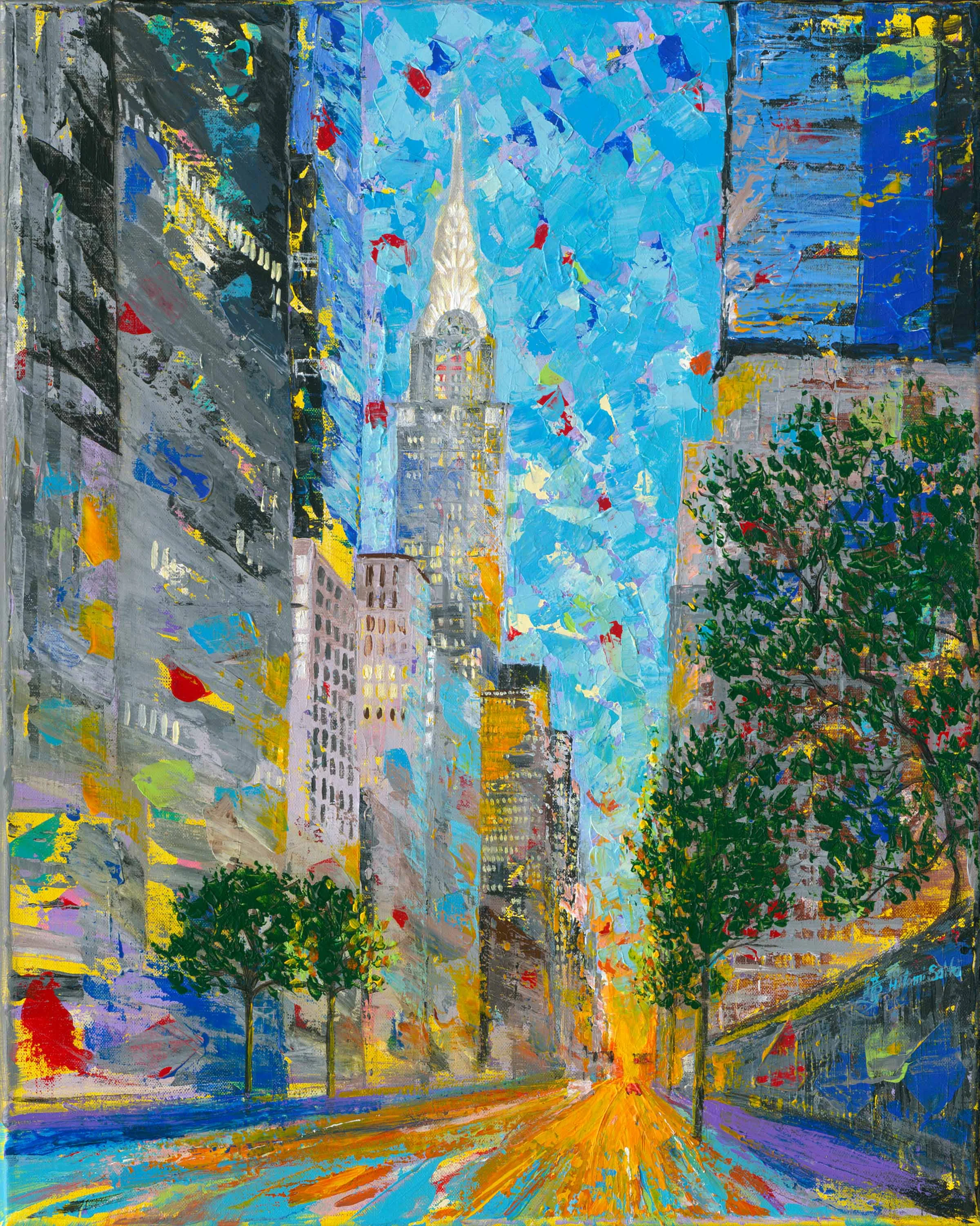 Spring in New York 20” x 16”