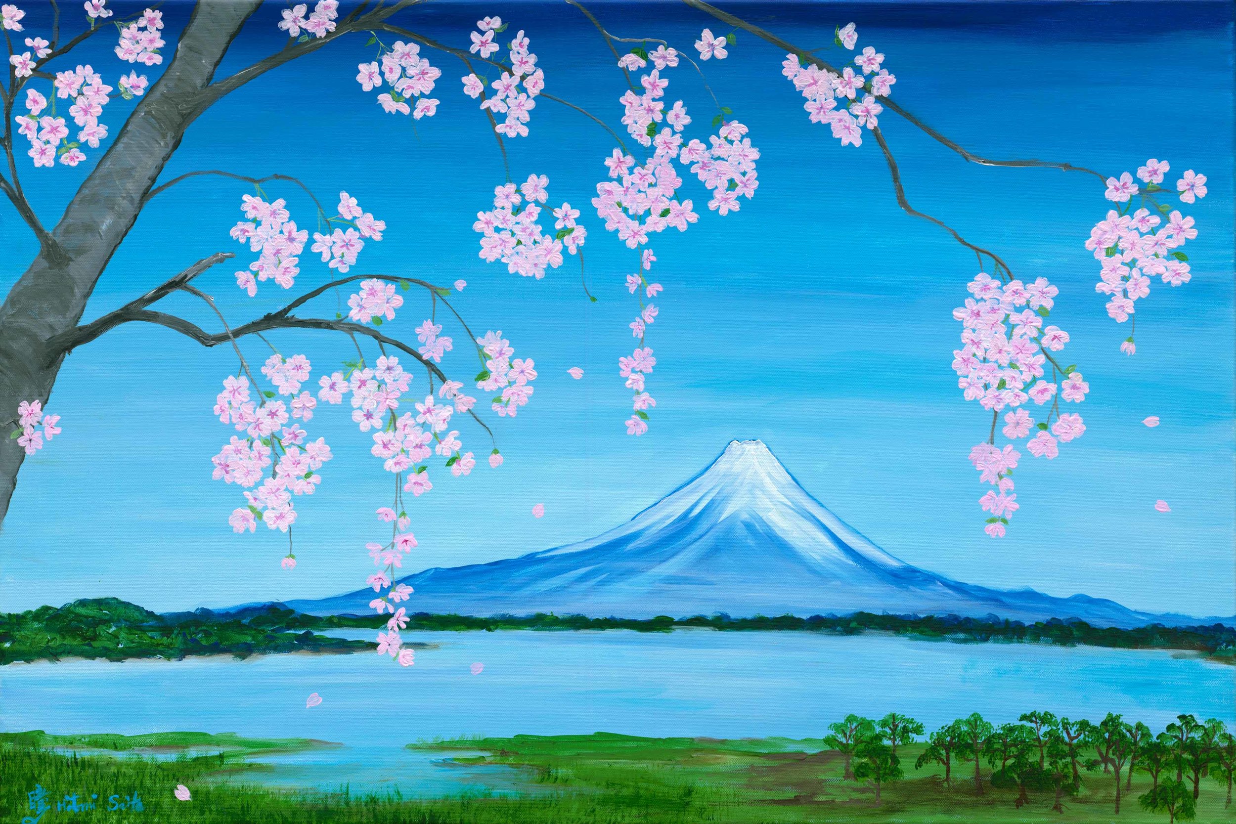 Cherry Blossom 24”x36”