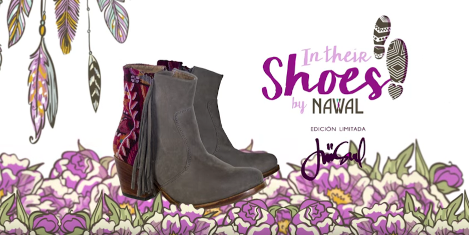 COMPRA CON PROPÓSITO Conoce nuestro proyecto social-empresarial responsable "In their shoes" by Nawal a beneficio de Passion Asociación y sus proyectos sociales para dar una mano por la niñez guatemalteca. Conoce más aquí →