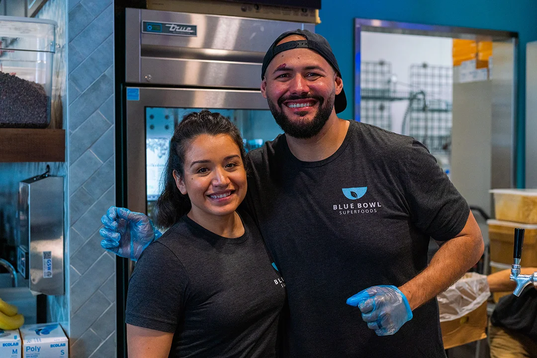 Cristina, Ish’s wonderful wife (left) and Co-Owner Ish (right).