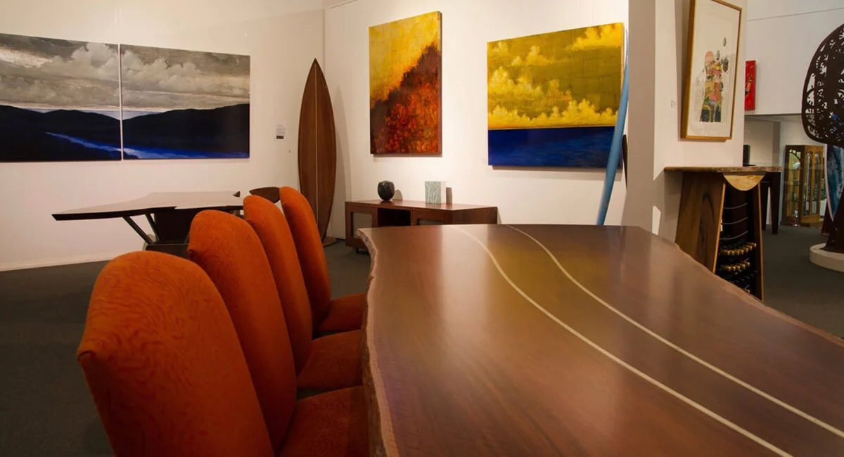 The final stop of the day and before we drop you home will be a visit to the Jah Roc Gallery situated in Margaret River town. This world class Contemporary Art Gallery exhibits Fine Artworks, Paintings, Art Glass, Sculpture, Ceramic, Jewellery and Fine Wood that sit alongside their own designer Jah Roc Fine Furniture, allowing the viewer to imagine how the whole setting could look in their own home or office.