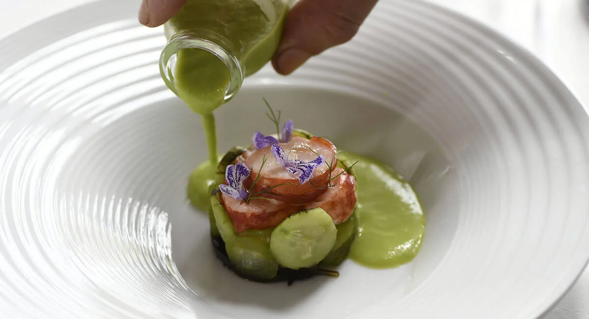 The Voyager Estate menu is a journey of discovery and changes every two months due to seasonality of the ingredients.