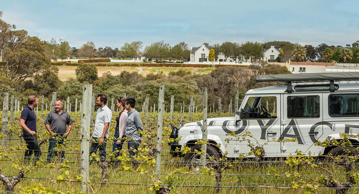  Here’s the chance to explore the world of grape growing and wine making in a way that is engaging, informative, memorable and most of all, fun with a behind-the-scenes tour of Voyager Estate’s winery and vineyard.&nbsp; (Photo by Rebecca Mansell)   