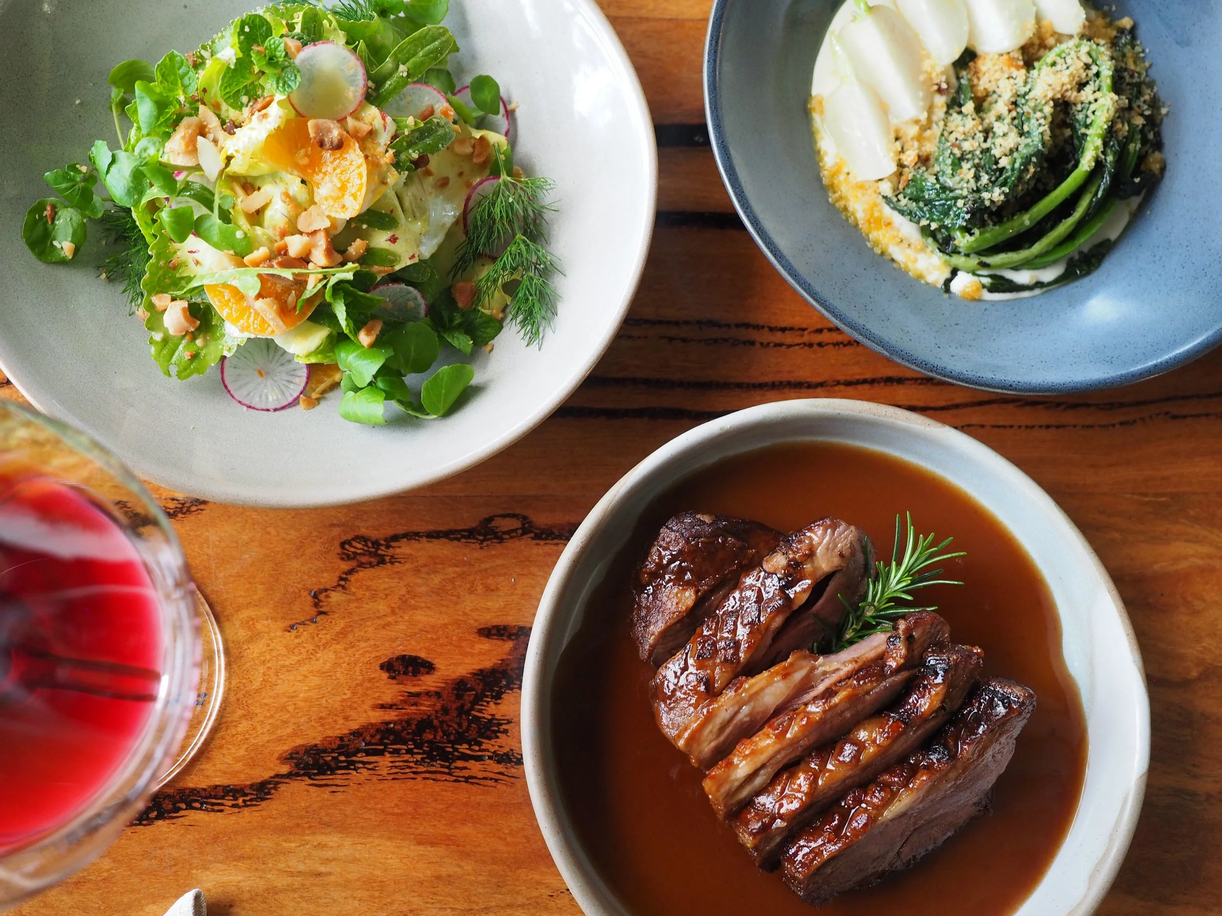  At the farm they believe in homestead style living, is to be sustainable, align with the seasons and respect nature. They make wines that are wild, creative and a true expression of place, and intentionally raise sheep, pigs and beef to use from top