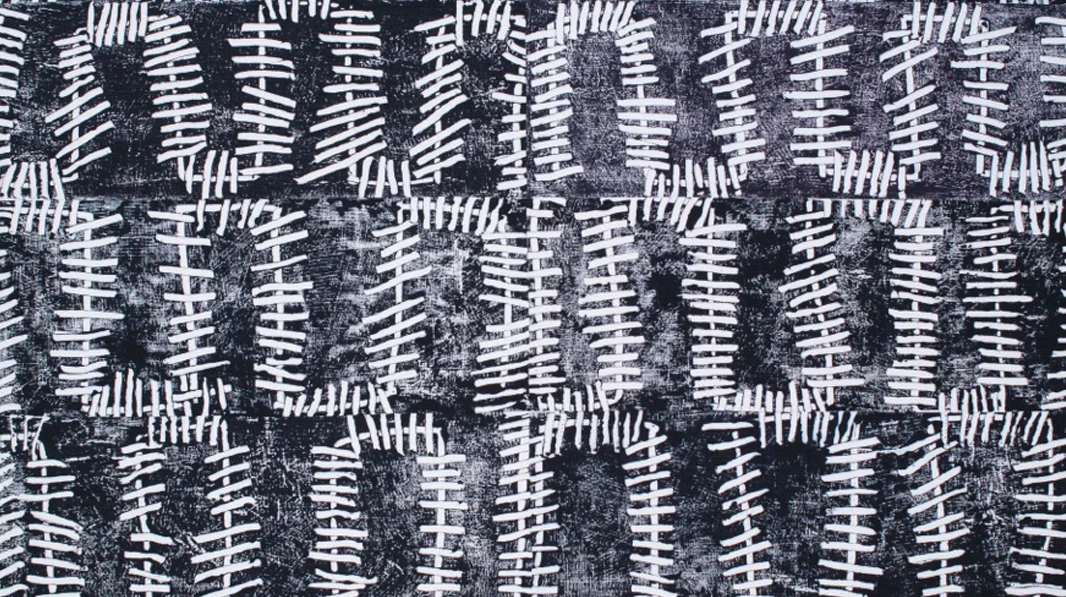 Nancy Crow , Ohio, USA, Riff #1 , detail, © Nancy Crow
