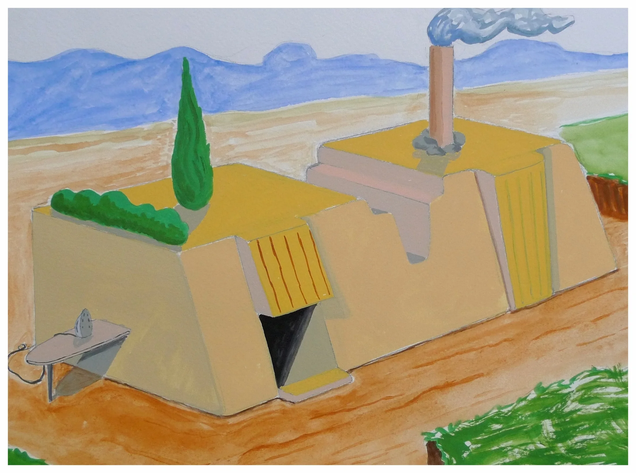 Untitled (Building) painting Alec Kronacker.JPG