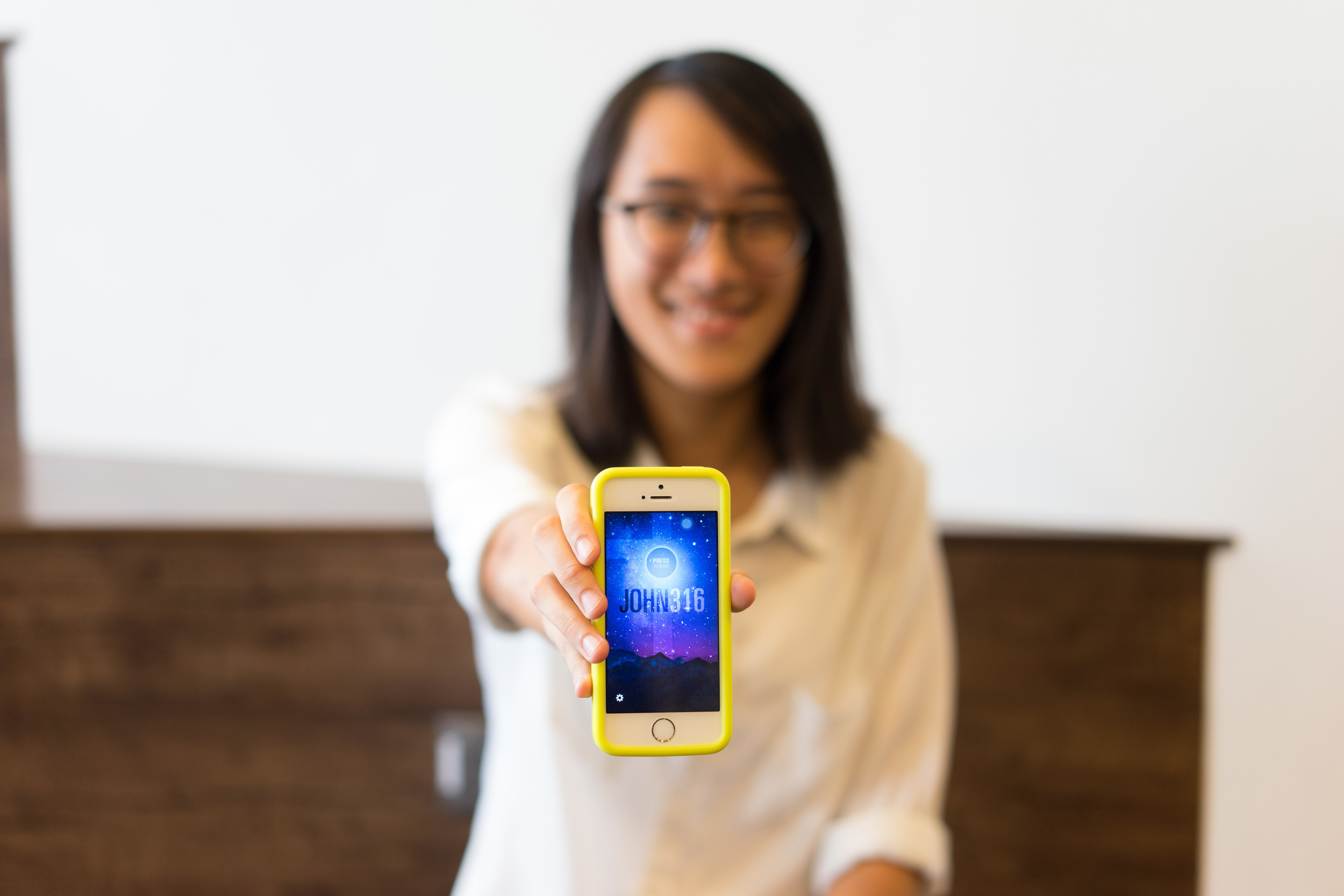 "Through the App, I was able to lead a friend to Christ for the very first time!"