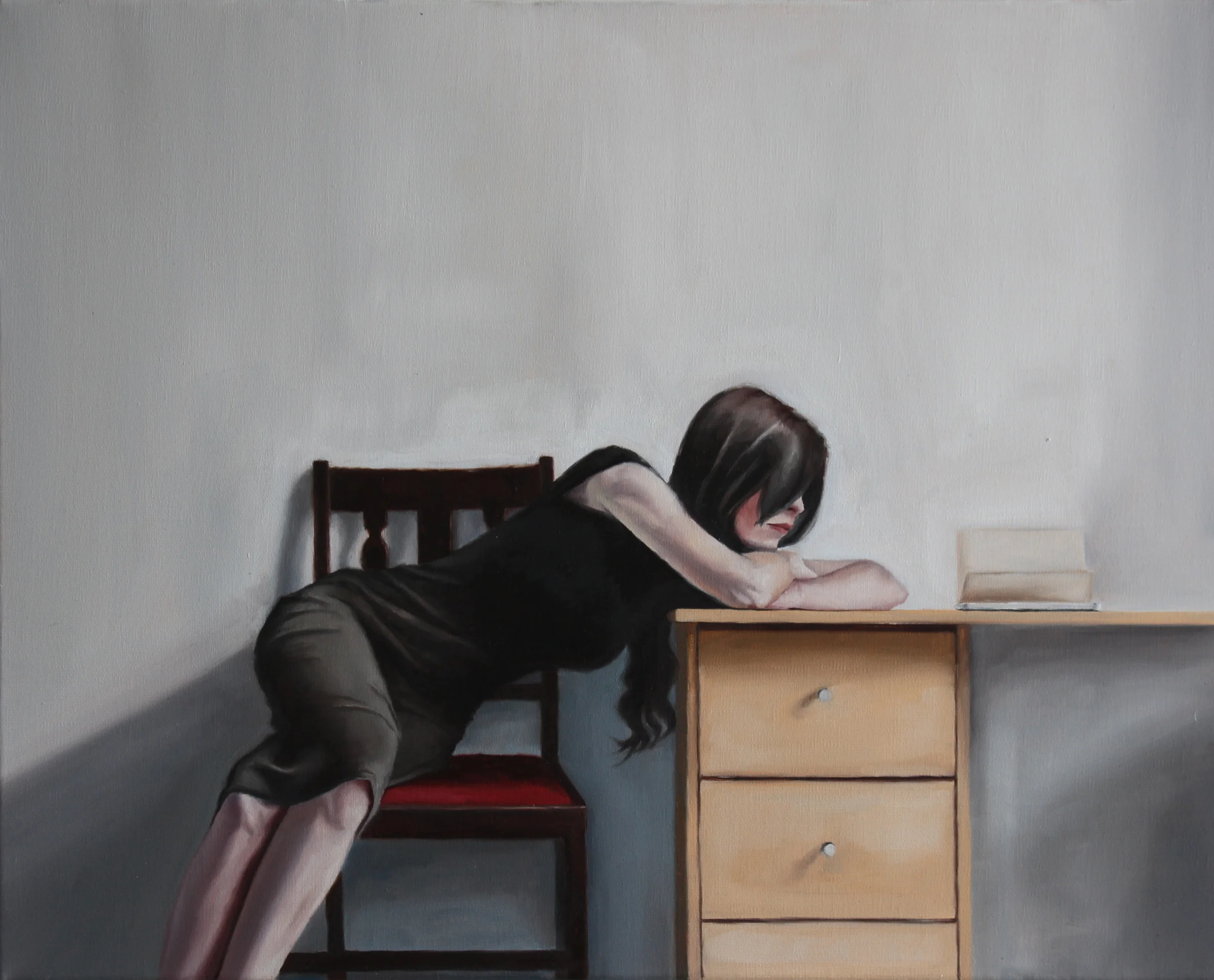 Rachel at the Desk| SOLD
