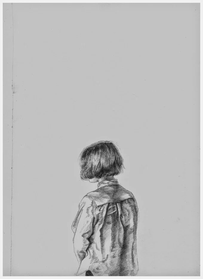  Graphite on paper. 