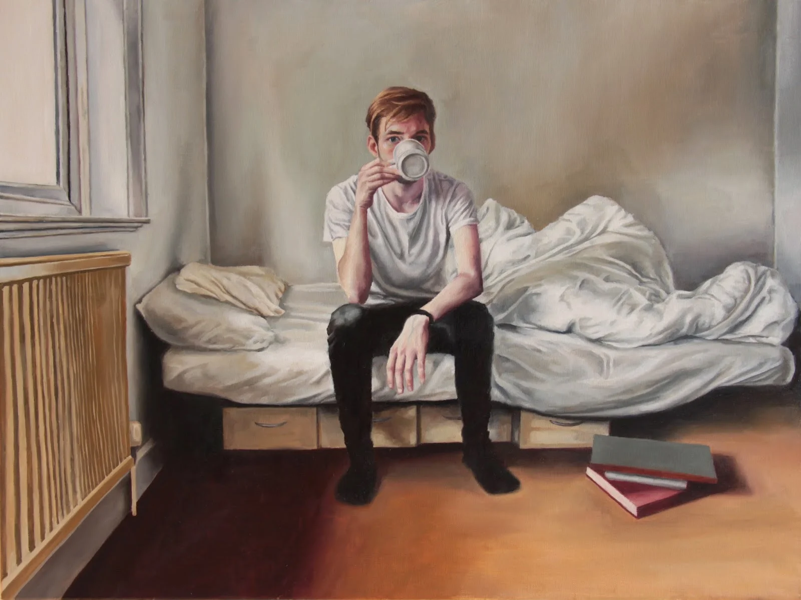 Bedroom Thoughts | oil on linen | 24 x 18" | AVAILABLE