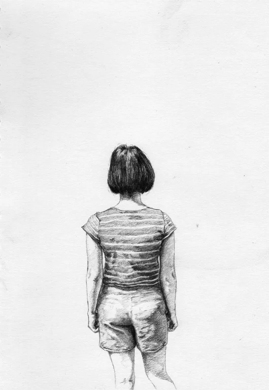  Graphite on paper. 