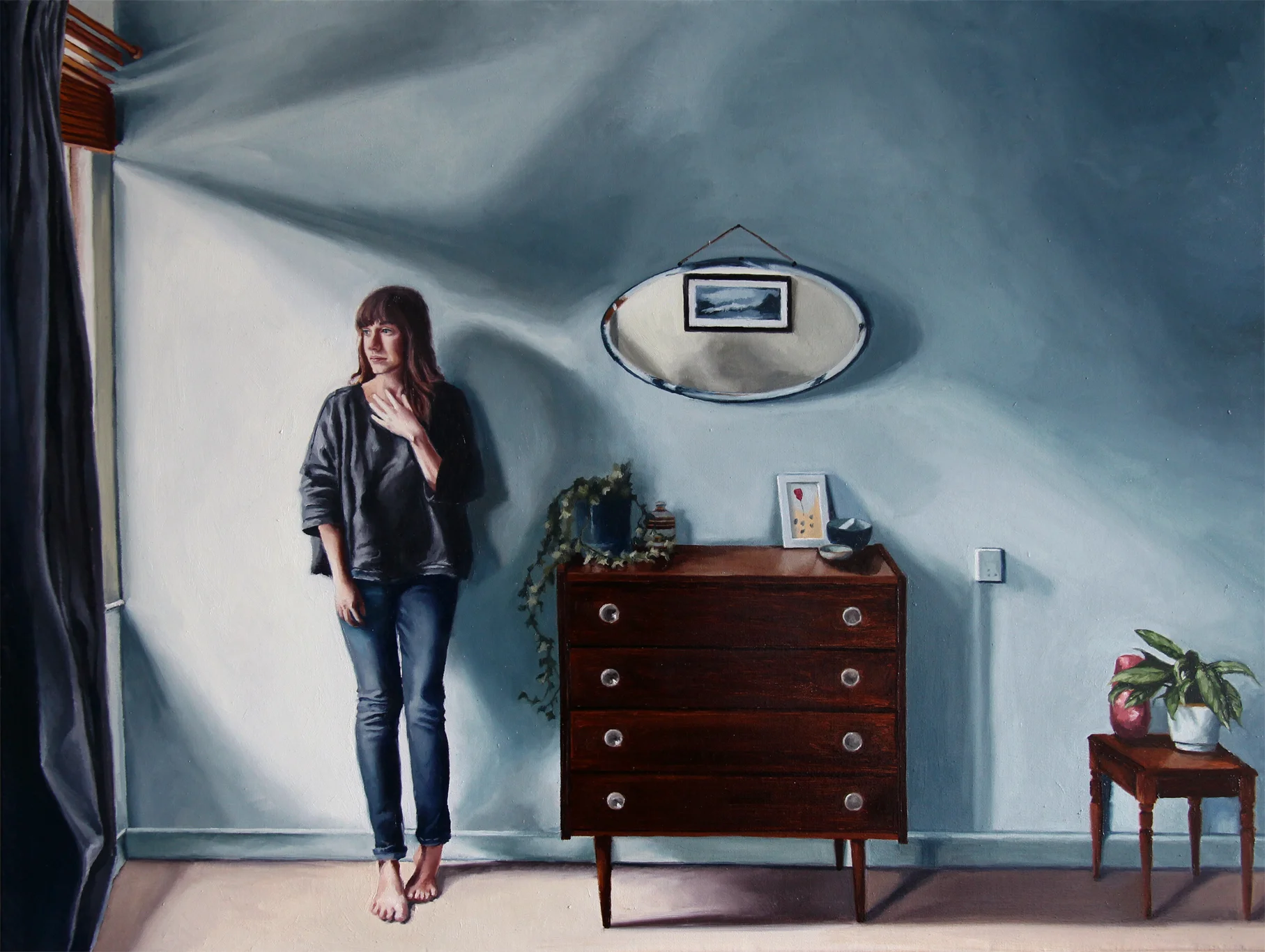 Hannah by the Window | oil on linen | 18x24 | SOLD