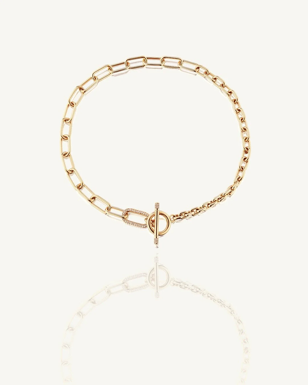 Bowery St Graduated Chain Link Necklace