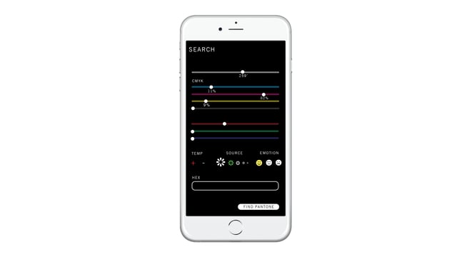 Pantone Interactive Database Demo by Jenna Culliton