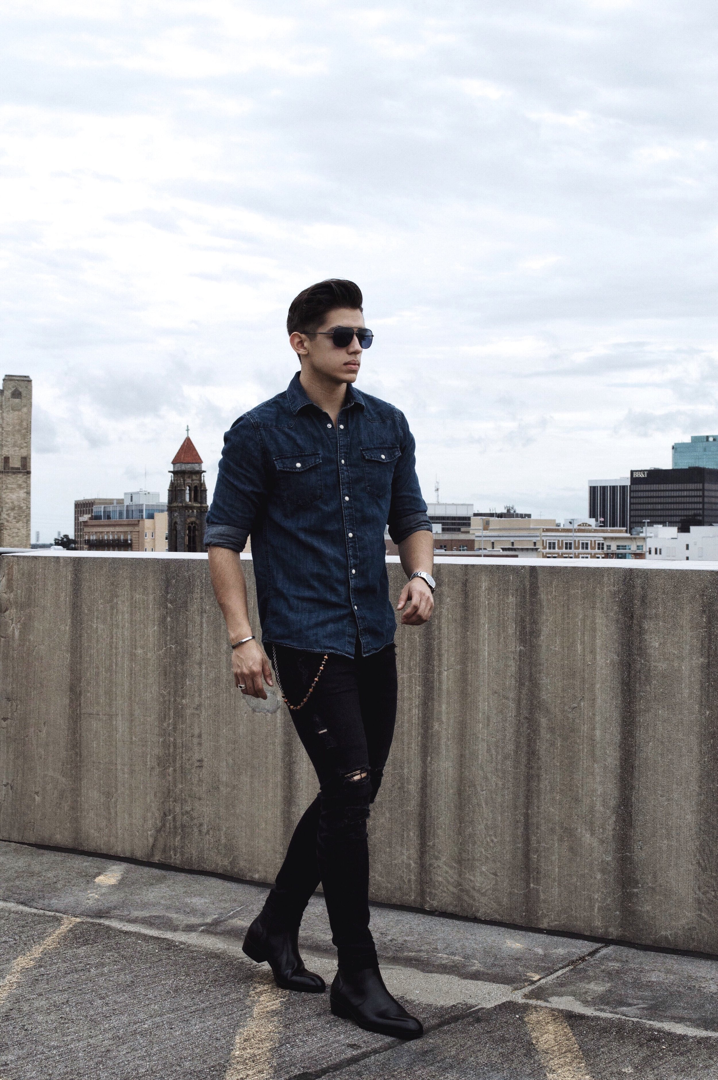Men\u0027s Fall Staple Black Leather Boots \u2014 Jose\u0027 Barbour