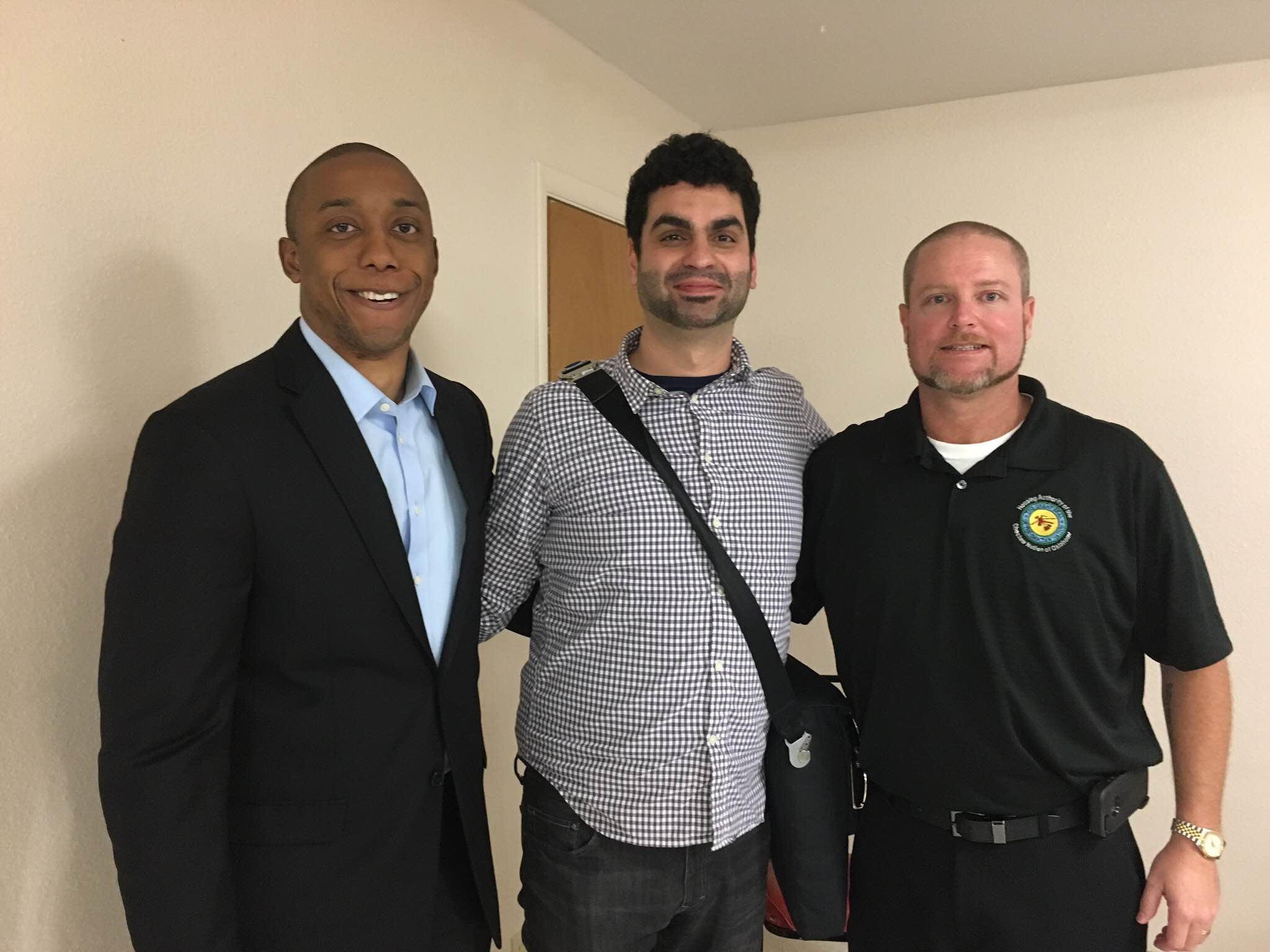   Chike Aguh, along with Danilo Campos of GitHub and Scott Grossfield of Choctaw Nation, arranged a device donation event to   members of the Choctaw Nation in Oklahoma, as part of the ConnectHome initiate.&nbsp;  