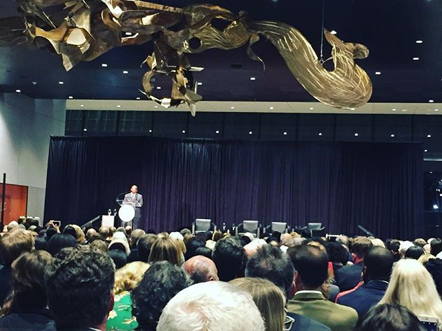 The Honorable John Lewis addressing the audience. #MyHarvard #WashingtonDC @nmaahc #APeoplesJourney