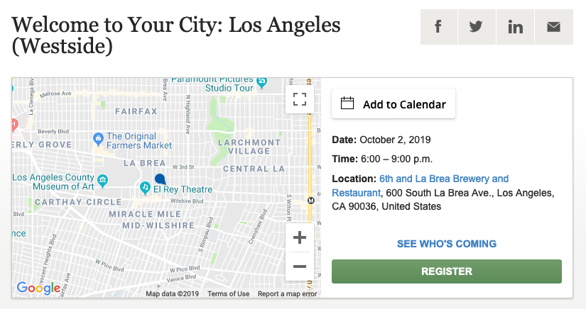 Welcome to Your City: LA (Westside)