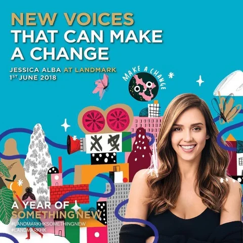 Honest Company Founder, Jessica Alba, Appears for Hongkongland