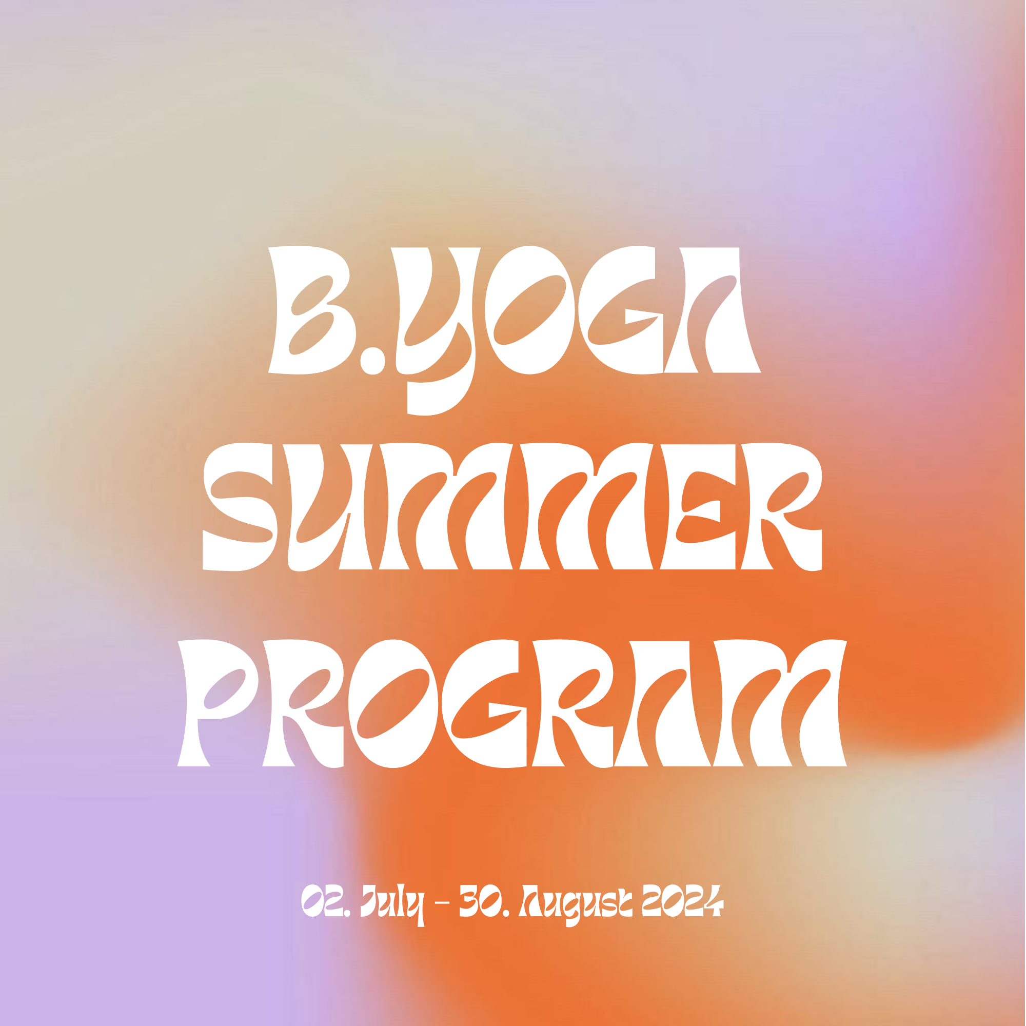 🌞⛱️ Summer Program 