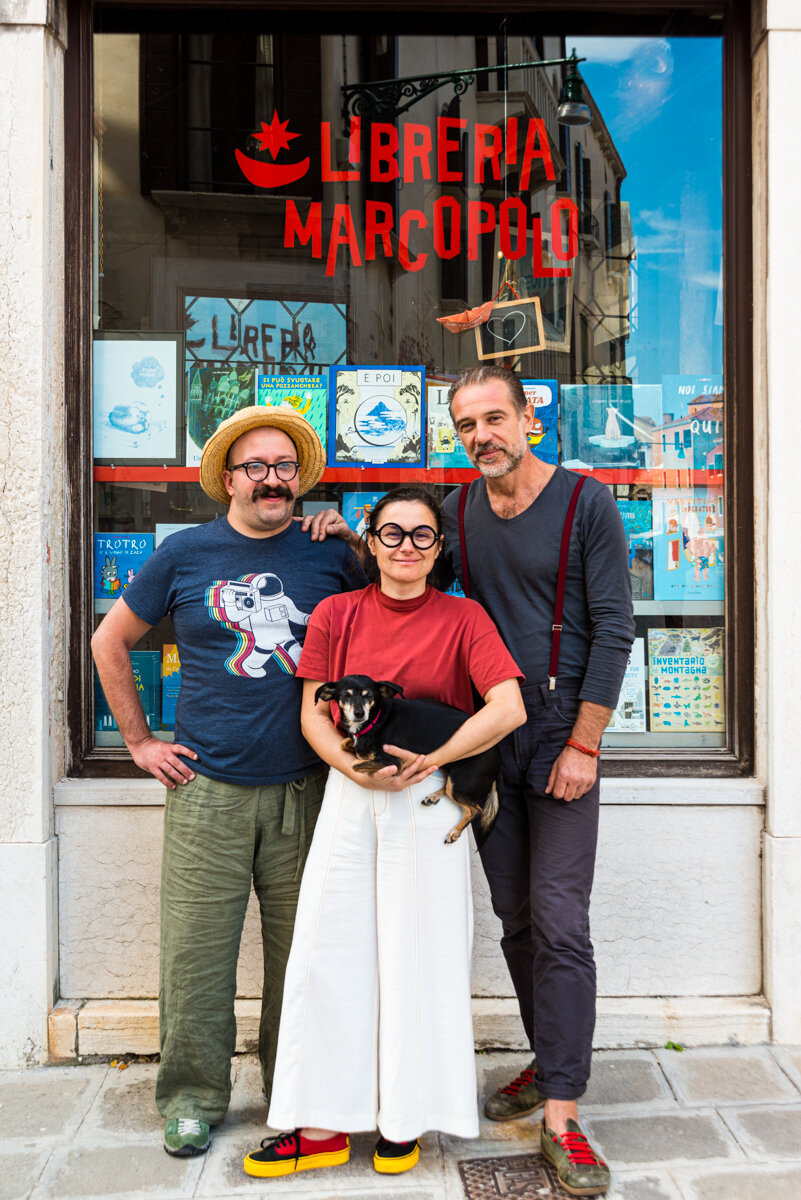  Claudio Moretti, Sabina Rizzardi e Flavio Biz, Libreria Marcopolo, Amica RCS Mediagroup 