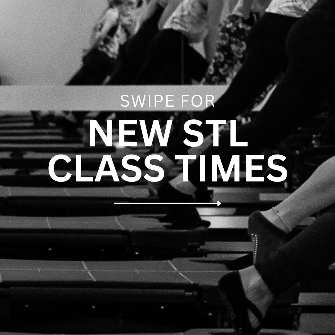 We&rsquo;re shaking things up at STL next week. Check out our new class times and book on the website or PLNK app. #noexcuses
