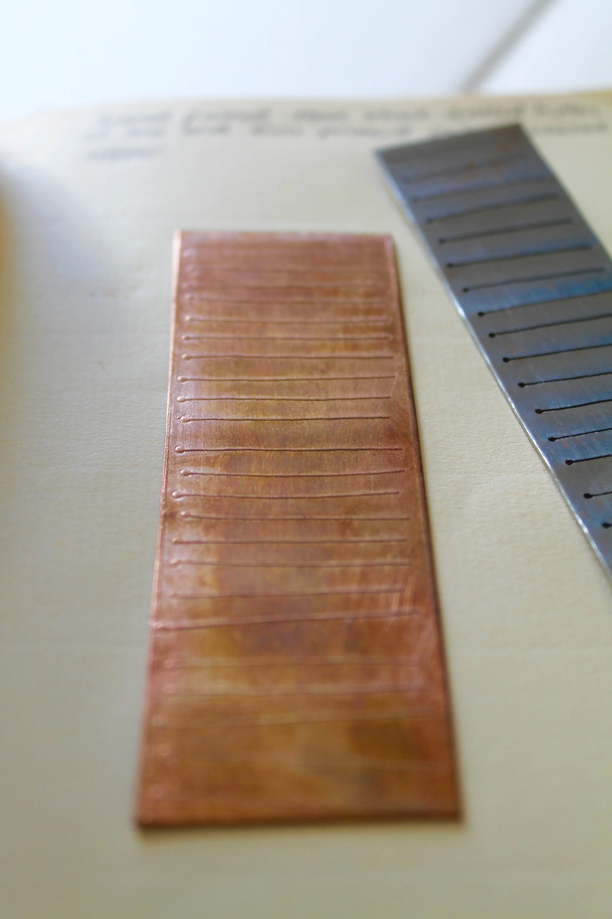 Roll Printed Copper