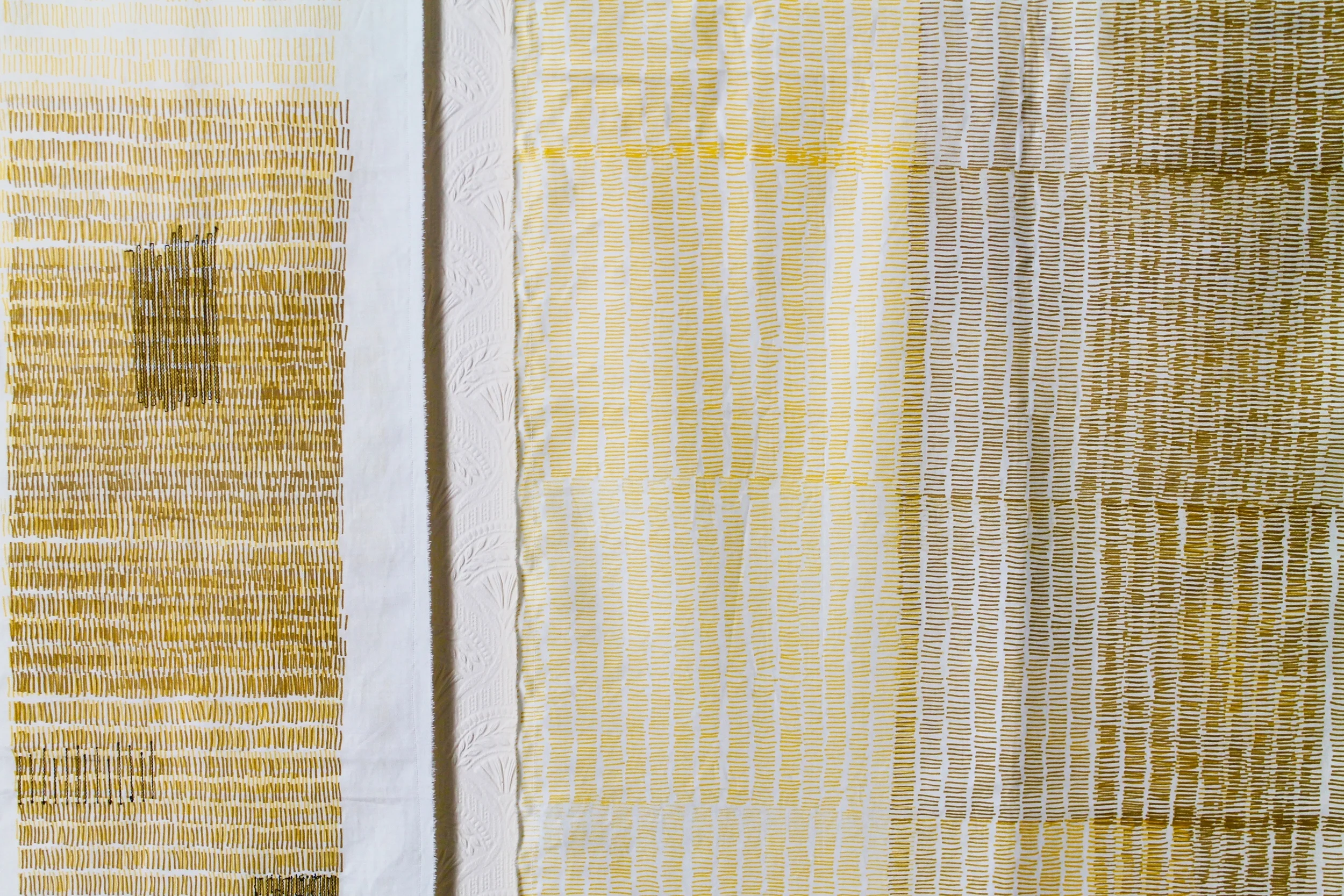 Screen Printing with Stitching